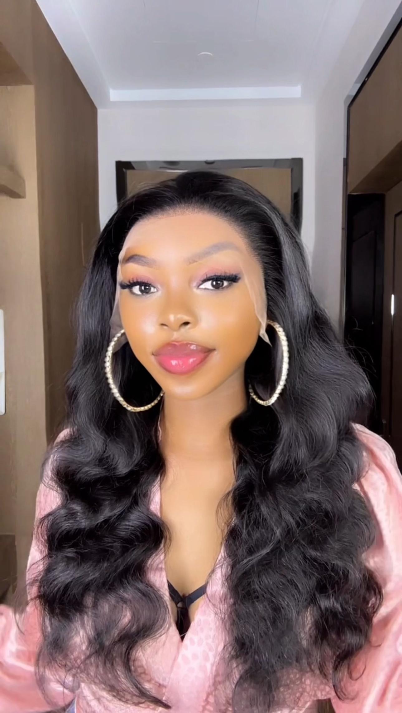 24" Bodywave 12A Peruvian Human Hair frontal