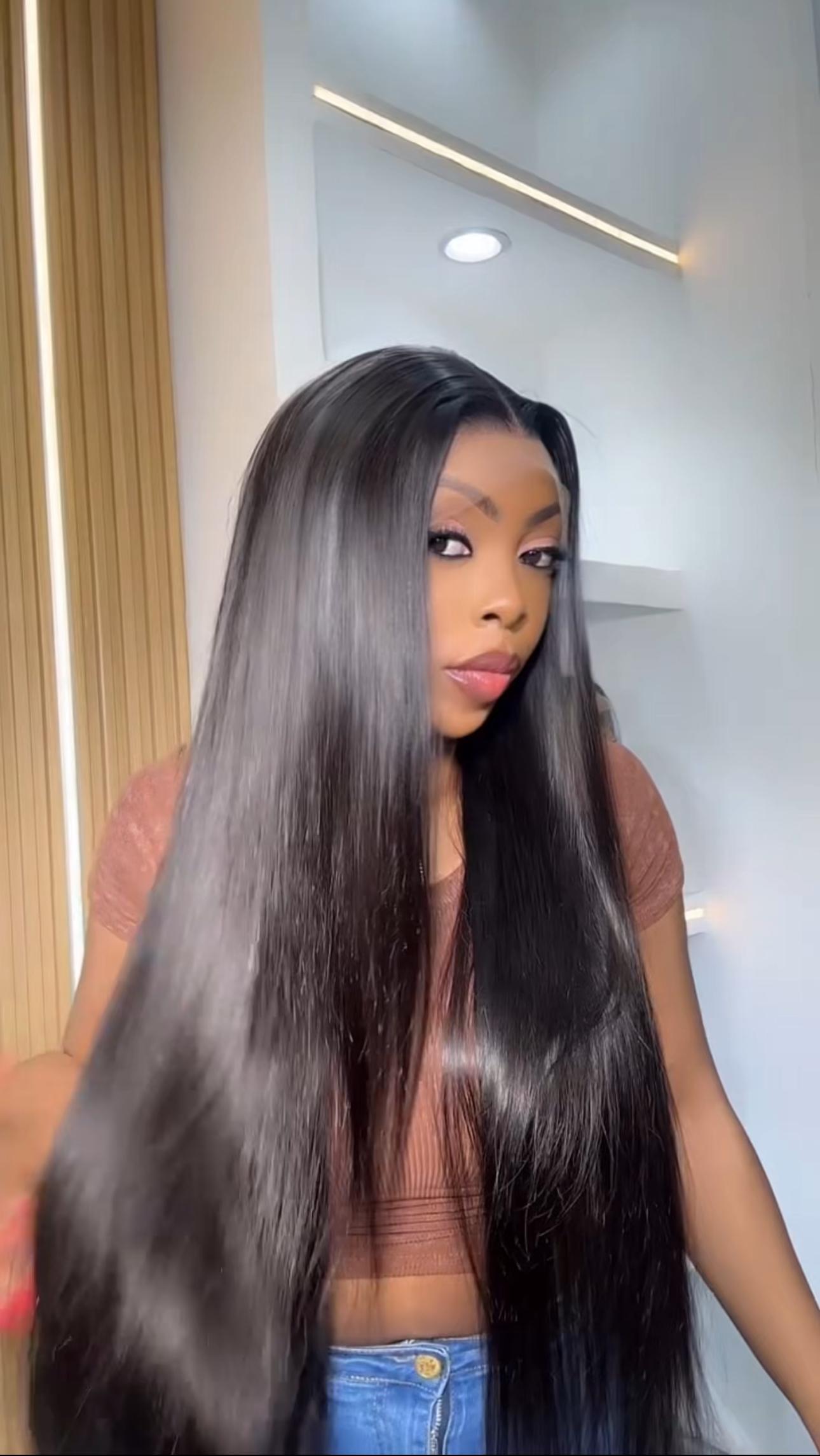 Silky straight 12A Peruvian human hair frontals